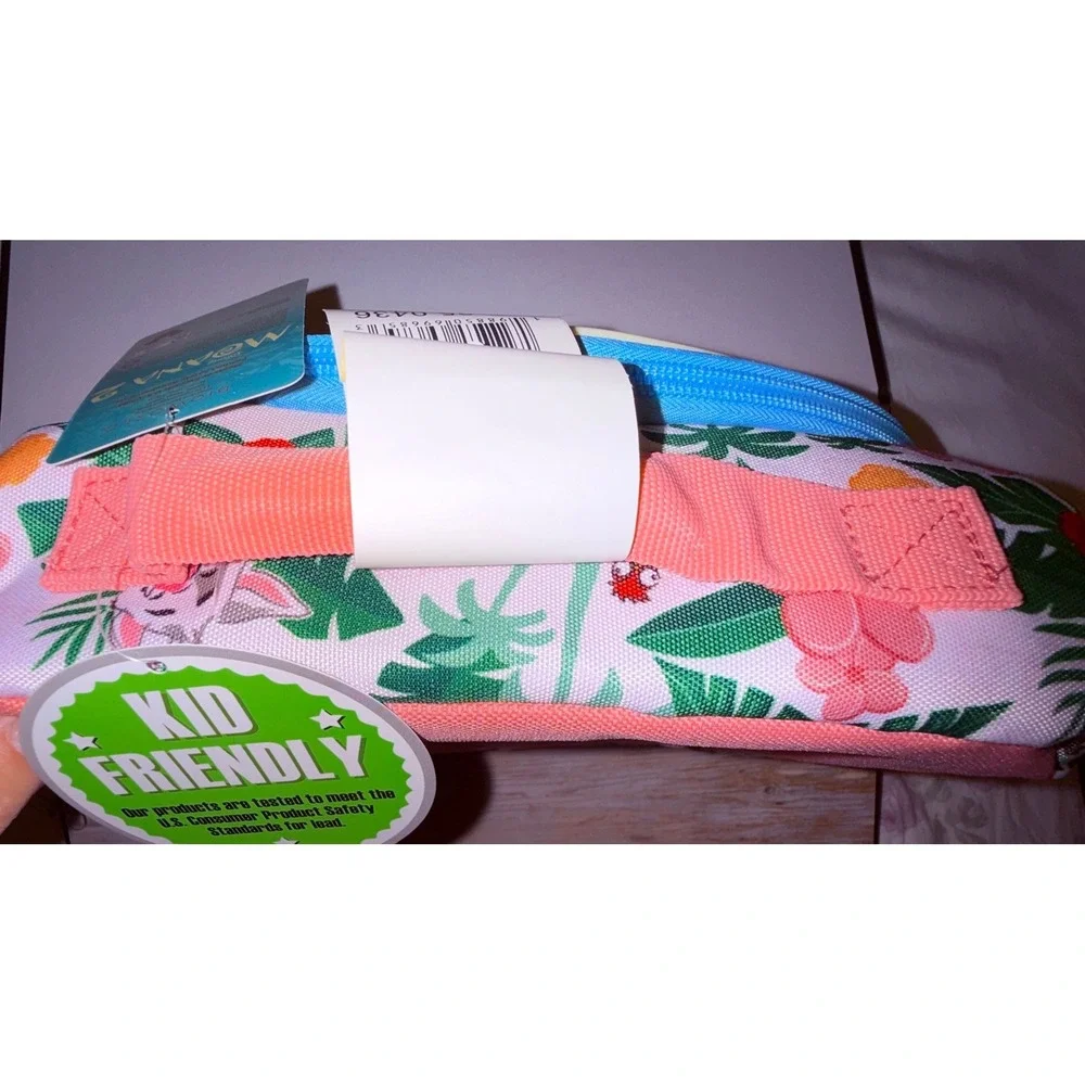 Disney Moana 2 Lunch Bag Kids OS Multicolor New Insulated Shimmer Bioworld